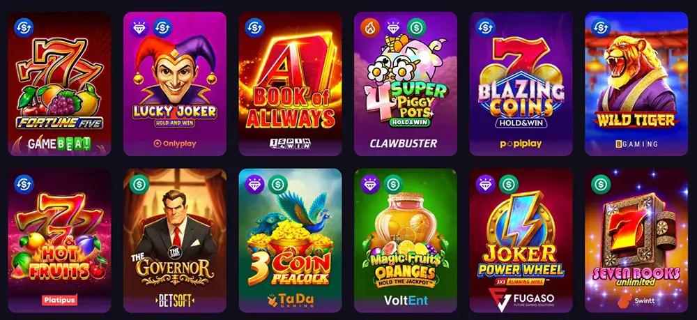 Beliebte Online-Slots und Spielautomaten im WinSpirit Casino entdecken