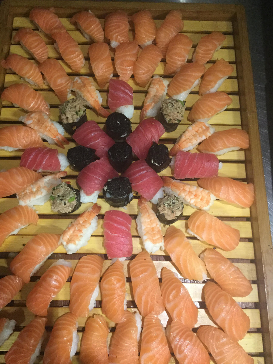 Sushi-Buffet im Restaurant Asia Stars