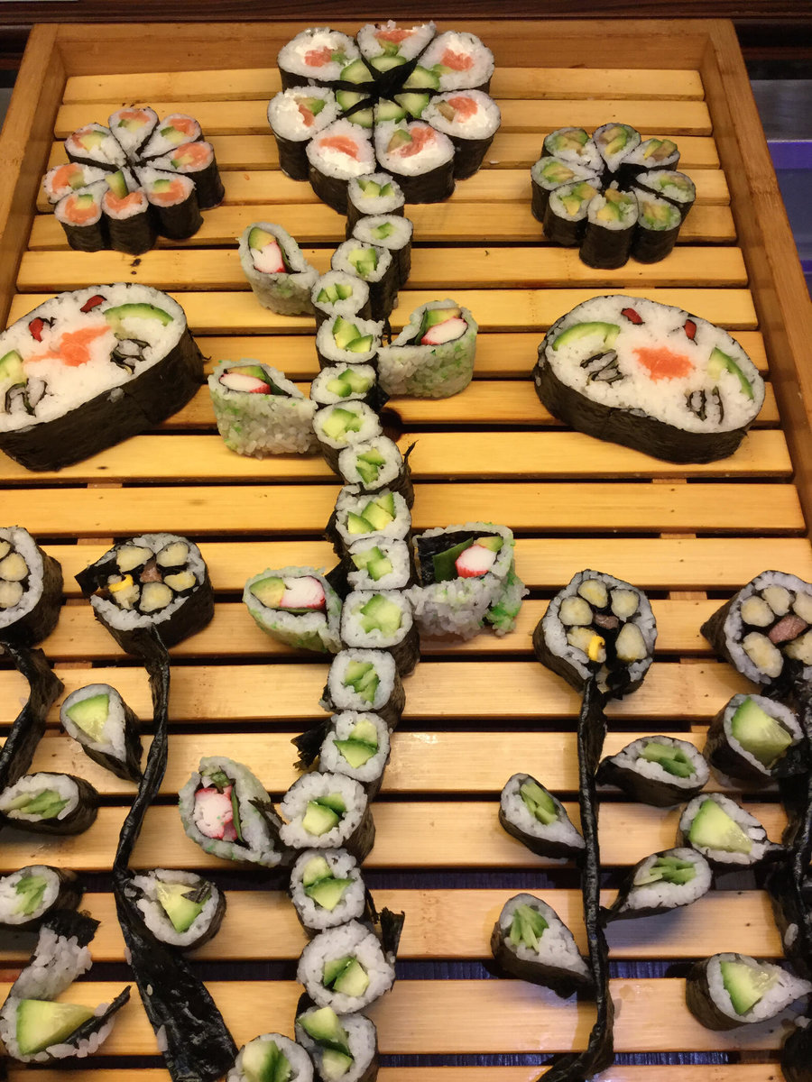 japanische Sushi-Spezialitäten im Restaurant Asia Stars